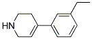 4-(3-Ethyl-phenyl)-1,2,3,6-tetrahydro-pyridine 结构式