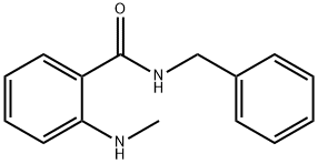 N-苄基-2-甲基氨基-苯甲酰胺 结构式