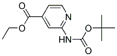 ETHYL 2-(TERT-BUTOXYCARBONYLAMINO)ISONICOTINATE 结构式