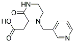 (3-OXO-1-PYRIDIN-3-YLMETHYL-PIPERAZIN-2-YL)-ACETIC ACID 结构式