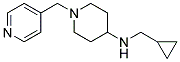 N-(CYCLOPROPYLMETHYL)-1-(PYRIDIN-4-YLMETHYL)PIPERIDIN-4-AMINE 结构式