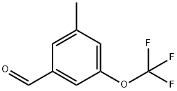 3-甲基-5-(三氟甲氧基)苯甲醛 结构式