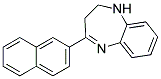 4-NAPHTHALEN-2-YL-2,3-DIHYDRO-1H-BENZO[B][1,4]DIAZEPINE 结构式