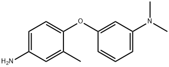 3-(4-氨基-2-甲基苯氧基)-N,N-二甲基苯胺 结构式