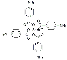 P-AMINOBENZOIC ACID, TIN SALT 结构式