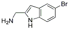 (5-BROMO-1H-INDOL-2-YL)METHANAMINE 结构式