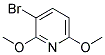 3-BROMO-2,6-DIMETHOXYPYRIDINE 结构式