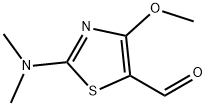 2-(二甲氨基)-4-甲氧基噻唑-5-甲醛 结构式
