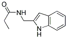 N-(1H-INDOL-2-YLMETHYL)-PROPIONAMIDE 结构式