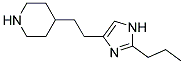 4-[2-(2-PROPYL-1H-IMIDAZOL-4-YL)-ETHYL]-PIPERIDINE 结构式