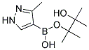 3-METHYLPYRAZOLE-4-BORONIC ACID, PINACOL ESTER 结构式