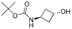 反式-叔丁基-3-羟基环丁酯 结构式