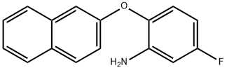 5-FLUORO-2-(2-NAPHTHYLOXY)ANILINE 结构式