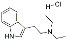 N,N-Diethyltryptamine hydrochloride 结构式