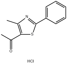 5-Acetyl-4-methyl-2-phenyl-1,3-thiazol-3-ium chloride 结构式