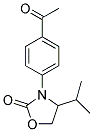3-(4-Acetyl-phenyl)-4-isopropyl-oxazolidin-2-one 结构式