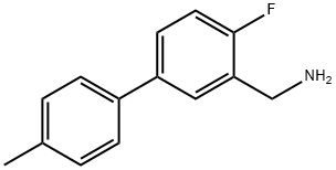 (4-FLUORO-4'-METHYL[1,1'-BIPHENYL]-3-YL)-METHANAMINE 结构式