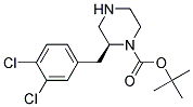(S)-2-(3,4-DICHLORO-BENZYL)-PIPERAZINE-1-CARBOXYLIC ACID TERT-BUTYL ESTER 结构式