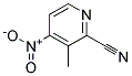 3-METHYL-4-NITRO-PYRIDINE-2-CARBONITRILE 结构式