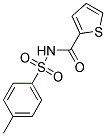 4-METHYL-N-(THIOPHENE-2-CARBONYL)-BENZENESULFONAMIDE 结构式