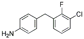 4-(3-CHLORO-2-FLUORO-BENZYL)-PHENYLAMINE 结构式