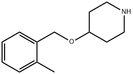 4-[(2-Methylbenzyl)oxy]piperidine 结构式
