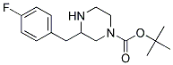 3-(4-FLUORO-BENZYL)-PIPERAZINE-1-CARBOXYLIC ACID TERT-BUTYL ESTER 结构式