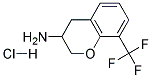 8-TRIFLUOROMETHYL-CHROMAN-3-YLAMINE HYDROCHLORIDE 结构式