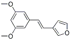 3-[(E)-2-(3,5-Dimethoxy-phenyl)-vinyl]-furan 结构式