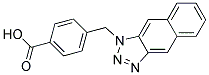 4-[(1-NAPHTHO[2,3-D]TRIAZOL-1-YL)METHYL]BENZOIC ACID 结构式