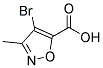 4-BROMO-3-METHYLISOXAZOLE-5-CARBOXYLIC ACID 结构式