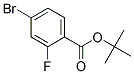 TERT-BUTYL 4-BROMO-2-FLUOROBENZOATE 结构式