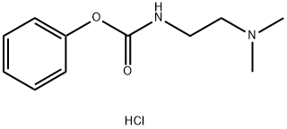 PHENYL N-[2-(DIMETHYLAMINO)ETHYL]CARBAMATEHYDROCHLORIDE 结构式
