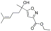 ETHYL 5-(1-HYDROXY-1,5-DIMETHYLHEX-4-EN-1-YL)ISOXAZOLE-3-CARBOXYLATE 结构式