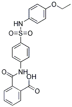 N-[4-(4-ETHOXY-PHENYLSULFAMOYL)-PHENYL]-PHTHALAMIC ACID 结构式