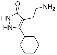 4-(2-AMINOETHYL)-5-CYCLOHEXYL-1,2-DIHYDRO-3H-PYRAZOL-3-ONE 结构式