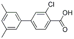 3-CHLORO-3',5'-DIMETHYL-BIPHENYL-4-CARBOXYLIC ACID 结构式