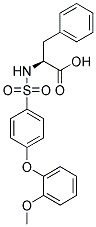N-([4-(2-METHOXYPHENOXY)PHENYL]SULFONYL)PHENYLALANINE 结构式