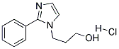 3-(2-PHENYL-IMIDAZOL-1-YL)-PROPAN-1-OL HCL 结构式