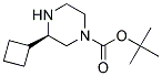 (R)-3-CYCLOBUTYL-PIPERAZINE-1-CARBOXYLIC ACID TERT-BUTYL ESTER 结构式