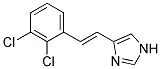 4-[2-(2,3-DICHLORO-PHENYL)-VINYL]-1H-IMIDAZOLE 结构式