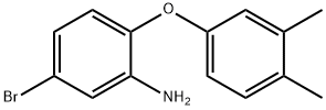 5-BROMO-2-(3,4-DIMETHYLPHENOXY)ANILINE 结构式