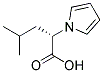 (S)-4-甲基-2-(1H-吡咯-1-基)戊酸 结构式