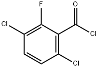 3,6-二氯-2-氟苯甲酰氯 结构式