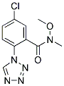 5-CHLORO-N-METHOXY-N-METHYL-2-TETRAZOL-1-YL-BENZAMIDE 结构式