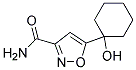 5-(1-Hydroxycyclohexyl)isoxazole-3-carboxamide 结构式