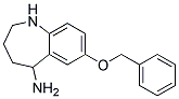 7-BENZYLOXY-2,3,4,5-TETRAHYDRO-1H-BENZO[B]AZEPIN-5-YLAMINE 结构式