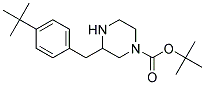 3-(4-TERT-BUTYL-BENZYL)-PIPERAZINE-1-CARBOXYLIC ACID TERT-BUTYL ESTER 结构式