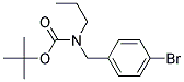 (4-BROMO-BENZYL)-PROPYL-CARBAMIC ACID TERT-BUTYL ESTER 结构式