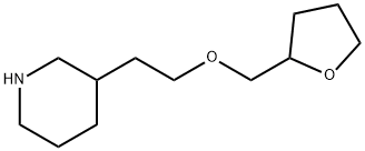 3-[2-(TETRAHYDRO-2-FURANYLMETHOXY)ETHYL]PIPERIDINE 结构式